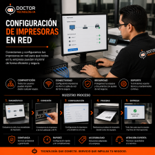 Configuración de impresoras en red