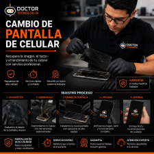 Cambio de pantalla de celular